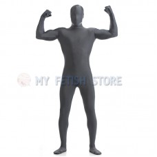 Full Body gray Lycra Spandex Bodysuit Solid Color Zentai suit Halloween Fancy Dress Costume Full Body gray Lycra Spandex Bodysuit Solid Color Zentai suit Halloween Fancy Dress Costume